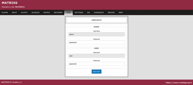 Vivaldi Multimedia MATRIX6